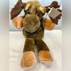 Vtg Moose Hand Puppet Plush 1978 Animal Express Stuffed Toy Full Body 18”